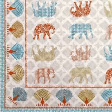 Elephant Appliqué Bedsheet
