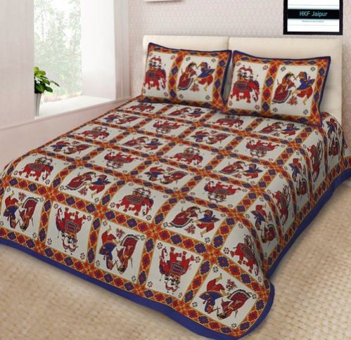 Elephant Appliqué Bedsheet