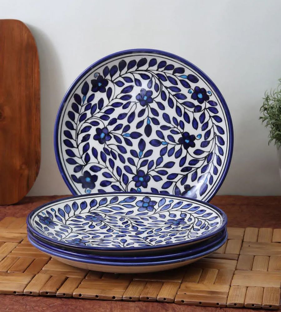 Blue Pottery Plate