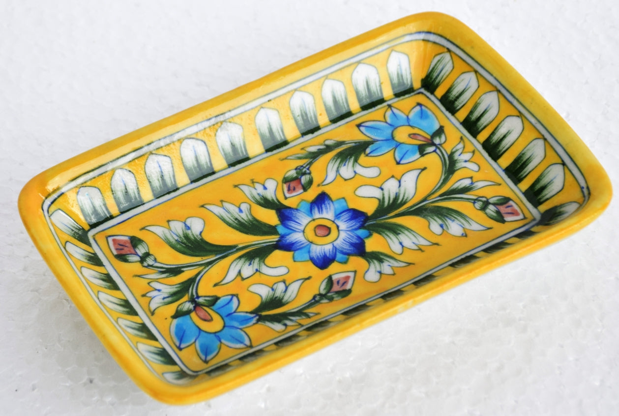 Blue Pottery Tray