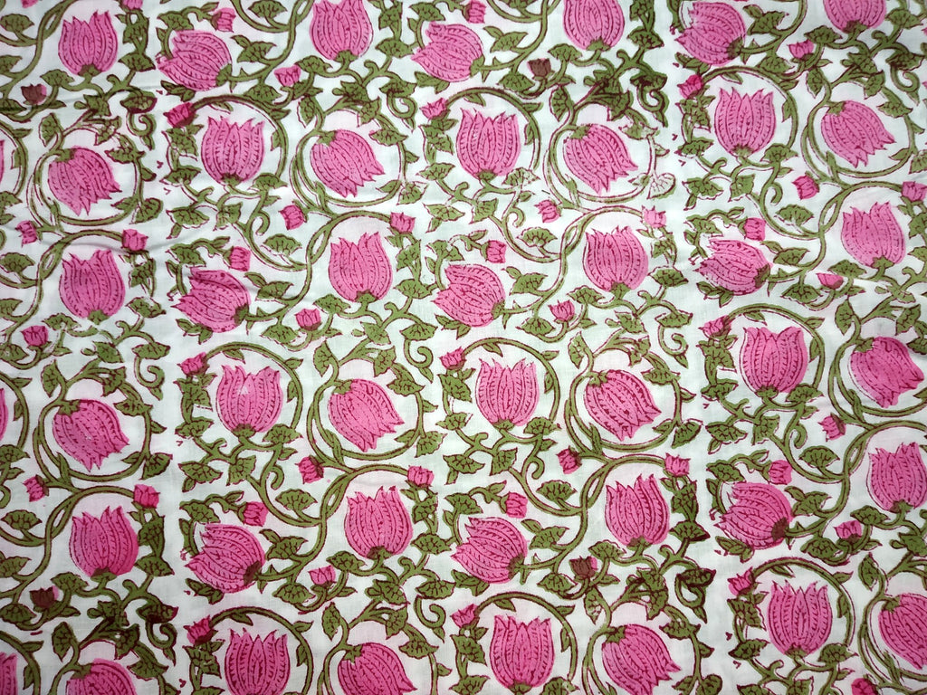 Hand Block Blossom Trail