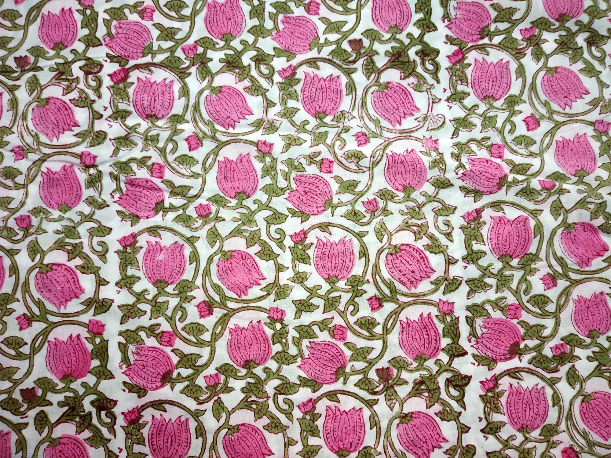 Hand Block Blossom Trail