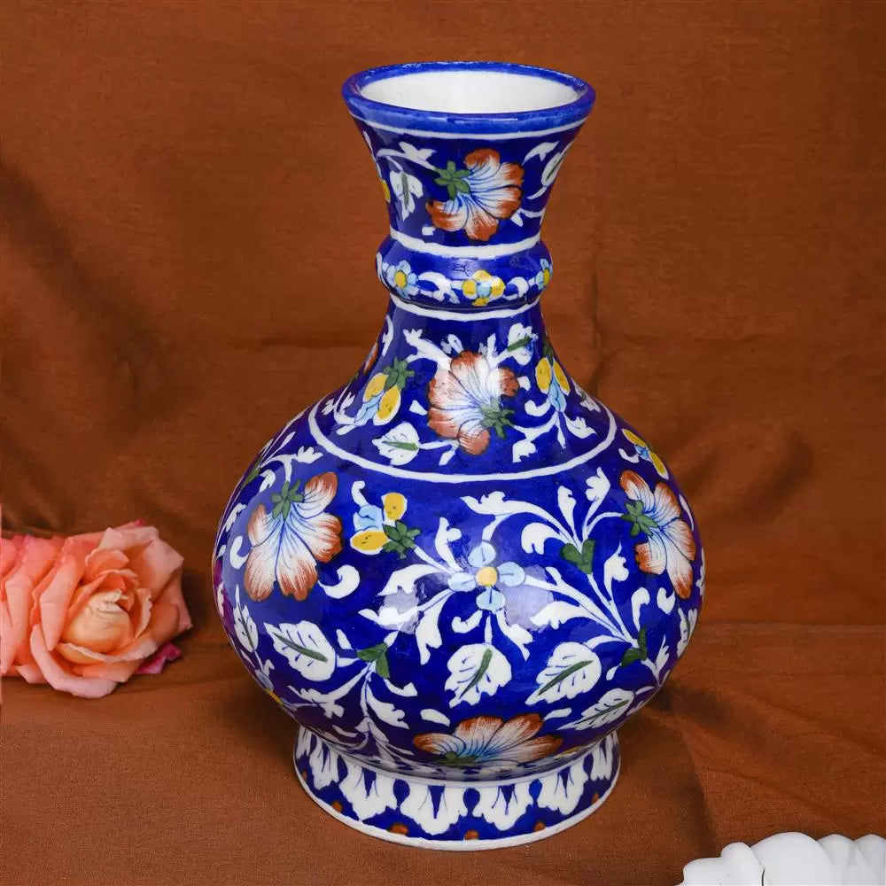 Blue Pottery Vase