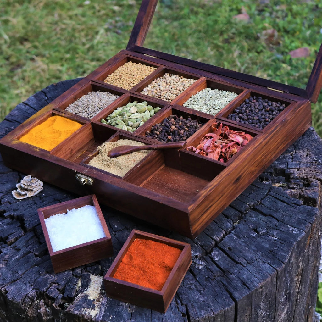 Wooden spice Box