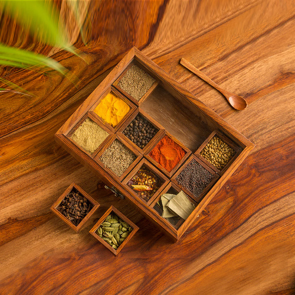 Wooden spice Box